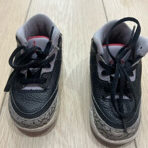 Black and Gray Kids Shoes